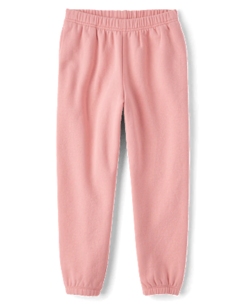 Girls Premium Fleece Relaxed Jogger Pants