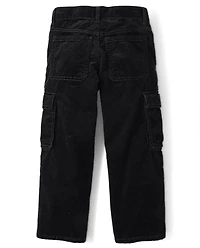 Kids Corduroy Baggy Cargo Pants