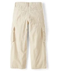 Kids Corduroy Baggy Cargo Pants