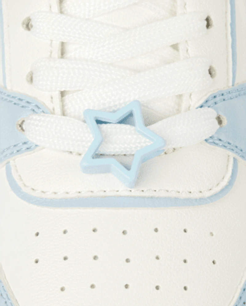 Girls Shakey Happy Face Low Top Sneakers