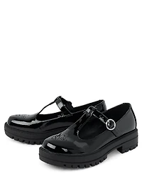 Girls T-Strap Platform Mary Jane Shoes