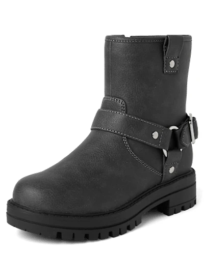 Girls Moto Boots