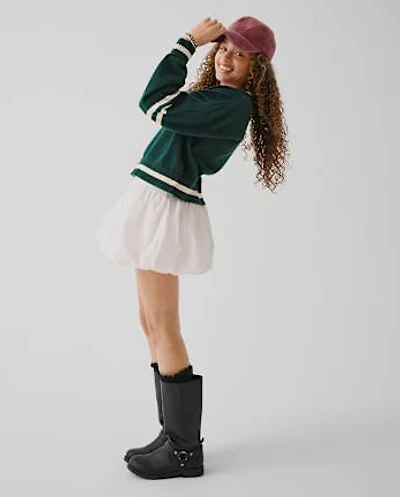 Girls Tall Moto Boots