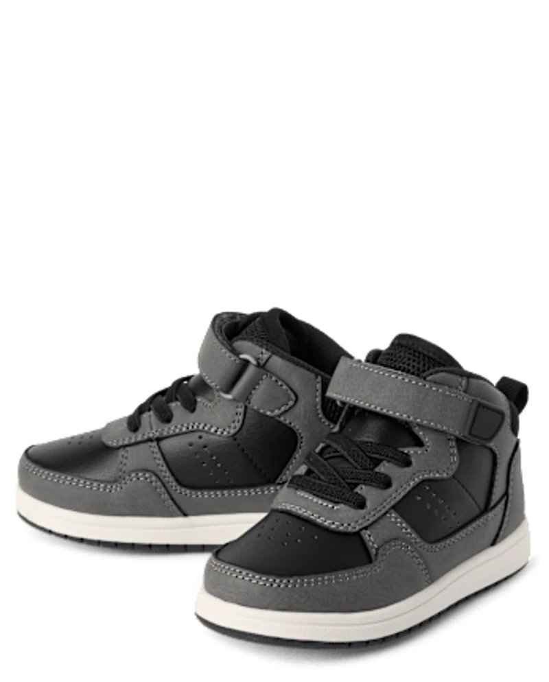 Toddler Boys Colorblock Mid Top Sneakers