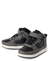 Toddler Boys Colorblock Mid Top Sneakers