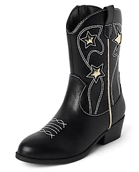 Girls Star Cowgirl Boots