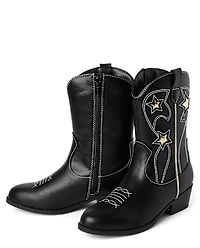 Girls Star Cowgirl Boots