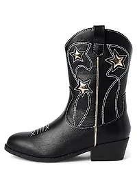Girls Star Cowgirl Boots