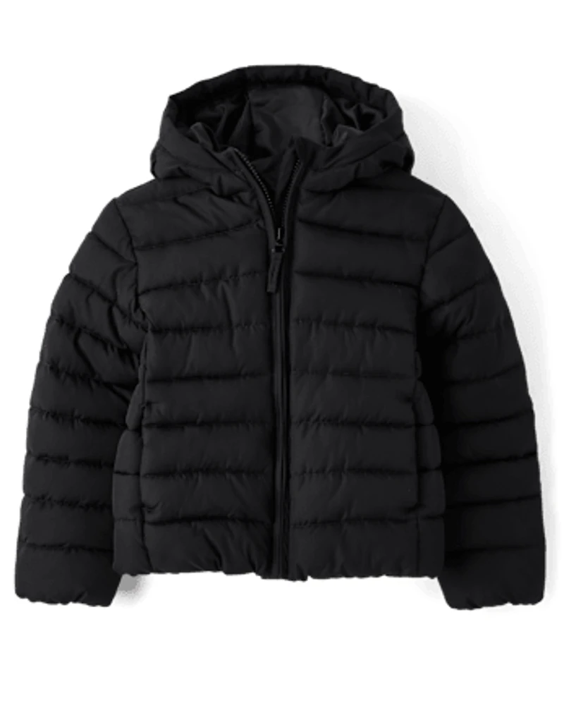 Girls Hooded Puffer Jacket