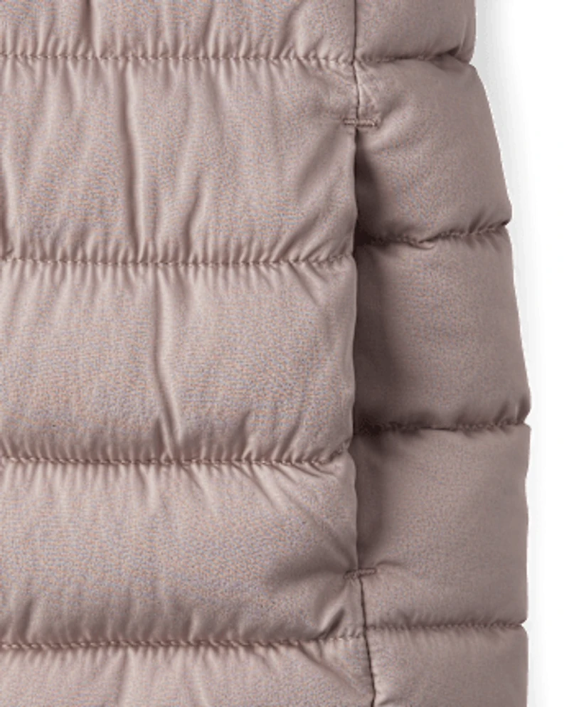 Girls Hooded Puffer Jacket