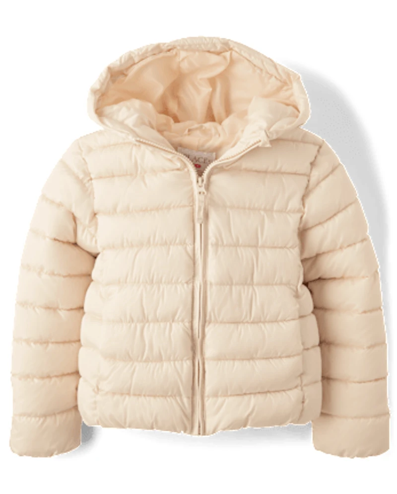 Girls Hooded Puffer Jacket