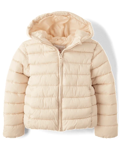Girls Hooded Puffer Jacket