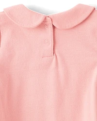 Baby Girls Peter Pan Bodysuit 3-Pack