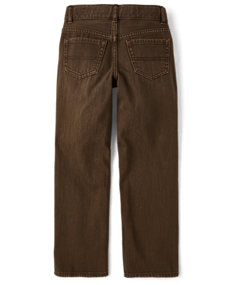 Boys Garment Dyed 90s Loose Jeans