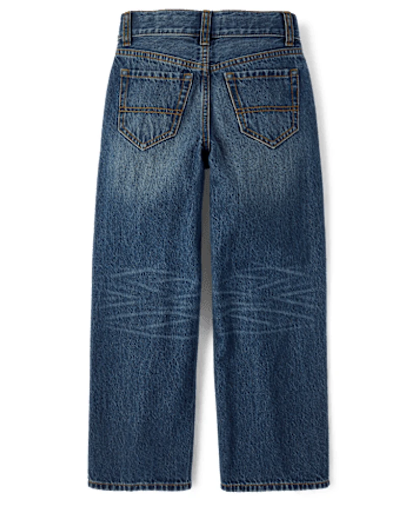 Kids Ripped Baggy Jeans