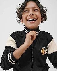 Kids Soccer Zip Up Track Jacket