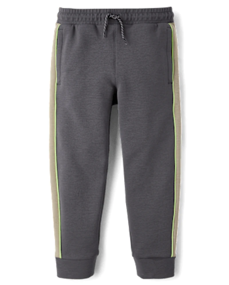 Boys Side Stripe Scuba Loose Jogger Pants