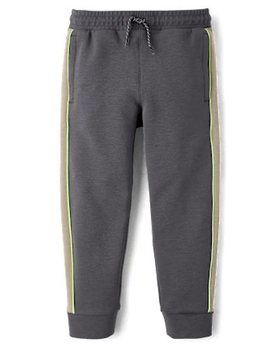 Boys Side Stripe Scuba Loose Jogger Pants