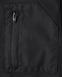 Boys Cozy Tech Zip Up Hoodie