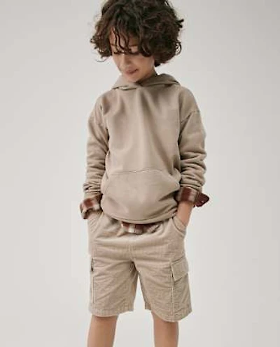 Sweat à capuche en polaire de qualité supérieure teint pièce pour enfants
