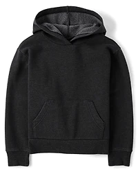 Kids Garment Dyed Premium Fleece Hoodie