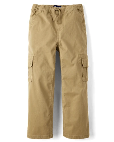 Kids Wide Leg Pull On Cargo Pants