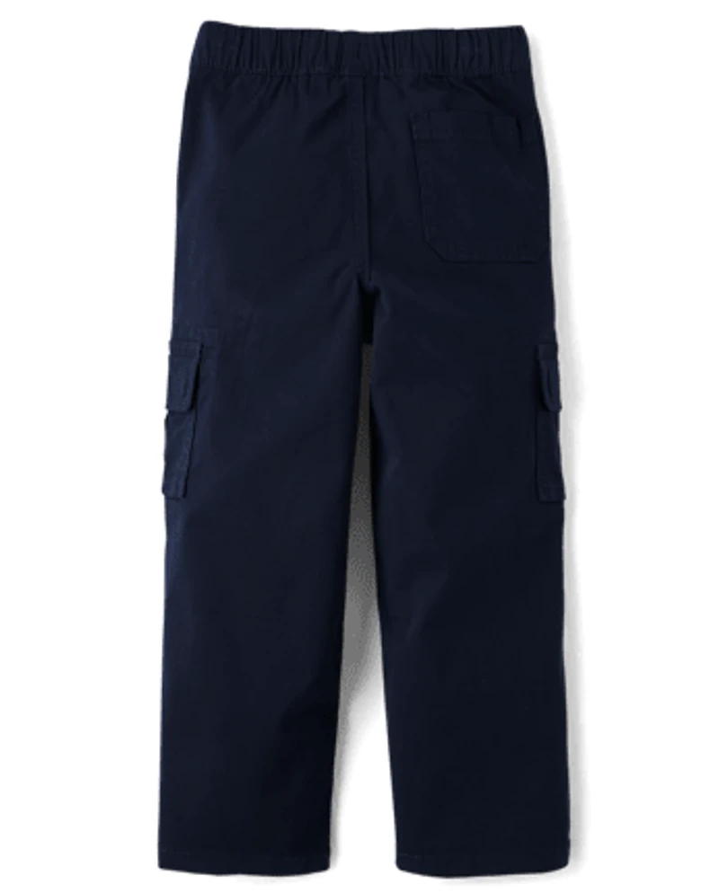 Kids Wide Leg Pull On Cargo Pants