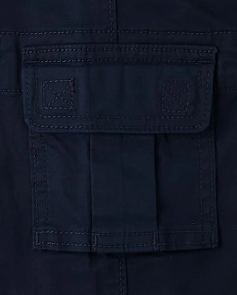 Kids Wide Leg Pull On Cargo Pants