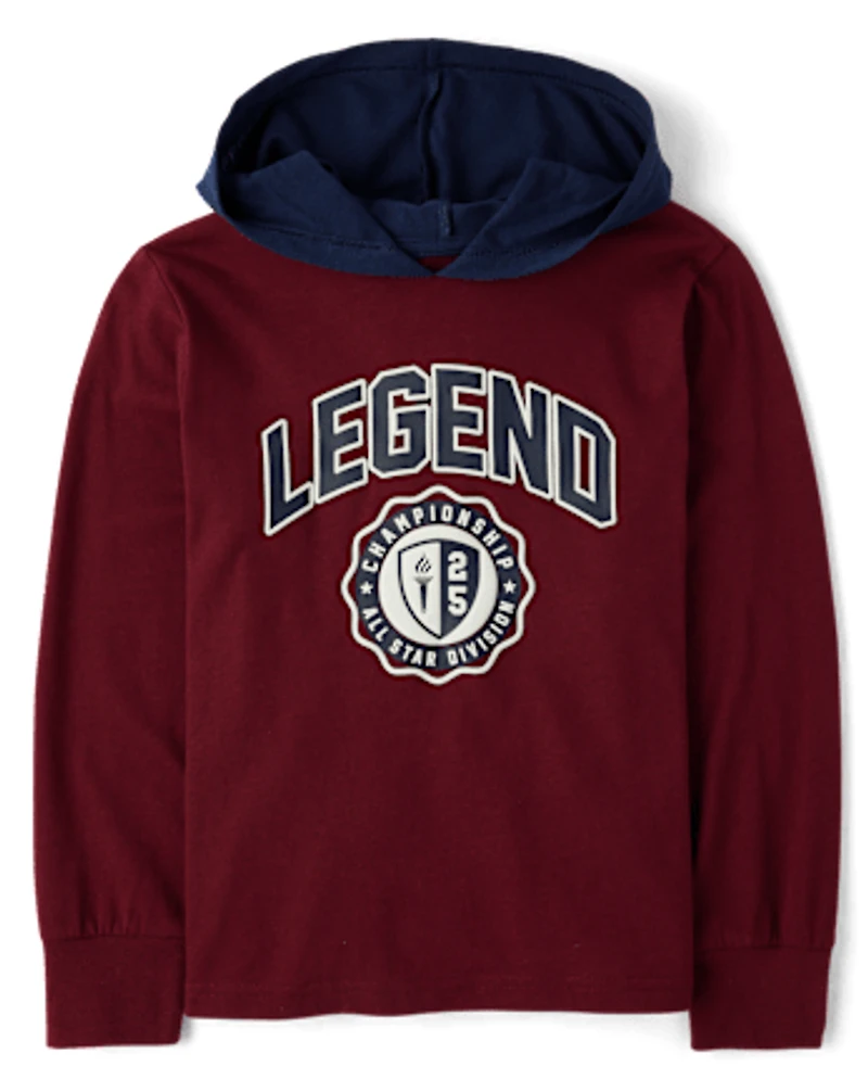 Boys Varsity Hooded Top