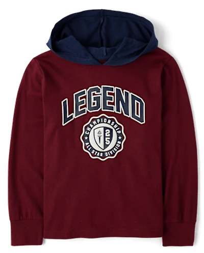 Boys Varsity Hooded Top