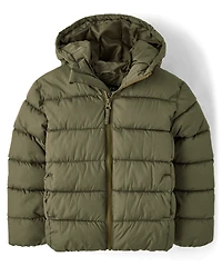 Boys Hooded Puffer Jacket