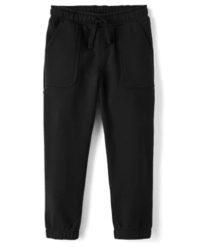 Boys Premium Fleece Loose Carpenter Jogger Pants