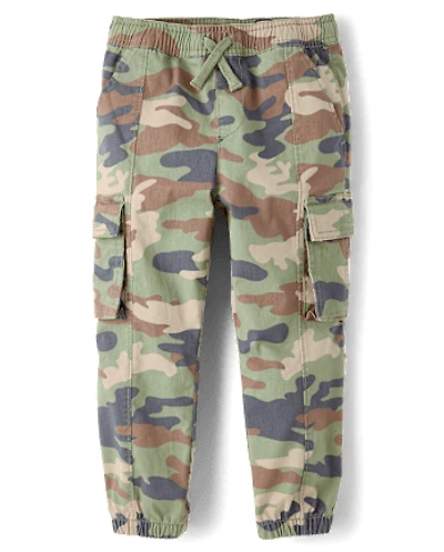 Baby And Toddler Camo Pull On Cargo Jogger Pants