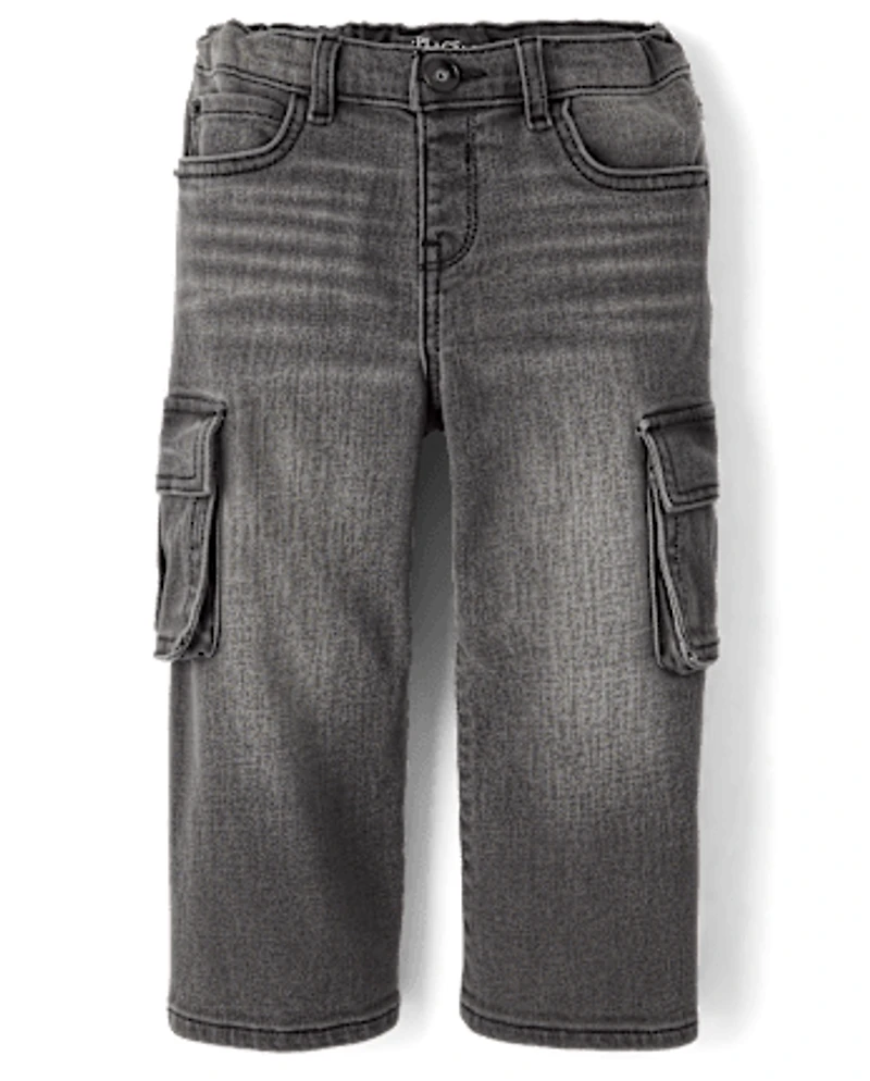 Baby And Toddler Baggy Cargo Jeans