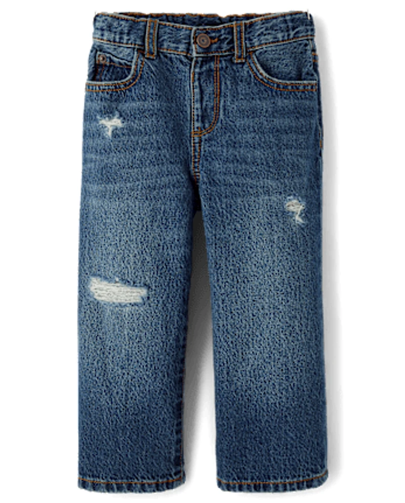 Baby And Toddler Ripped Baggy Jeans