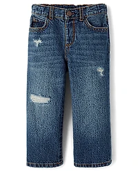 Baby And Toddler Ripped Baggy Jeans