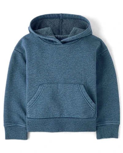 Baby And Toddler Garment Dyed Premium Fleece Hoodie