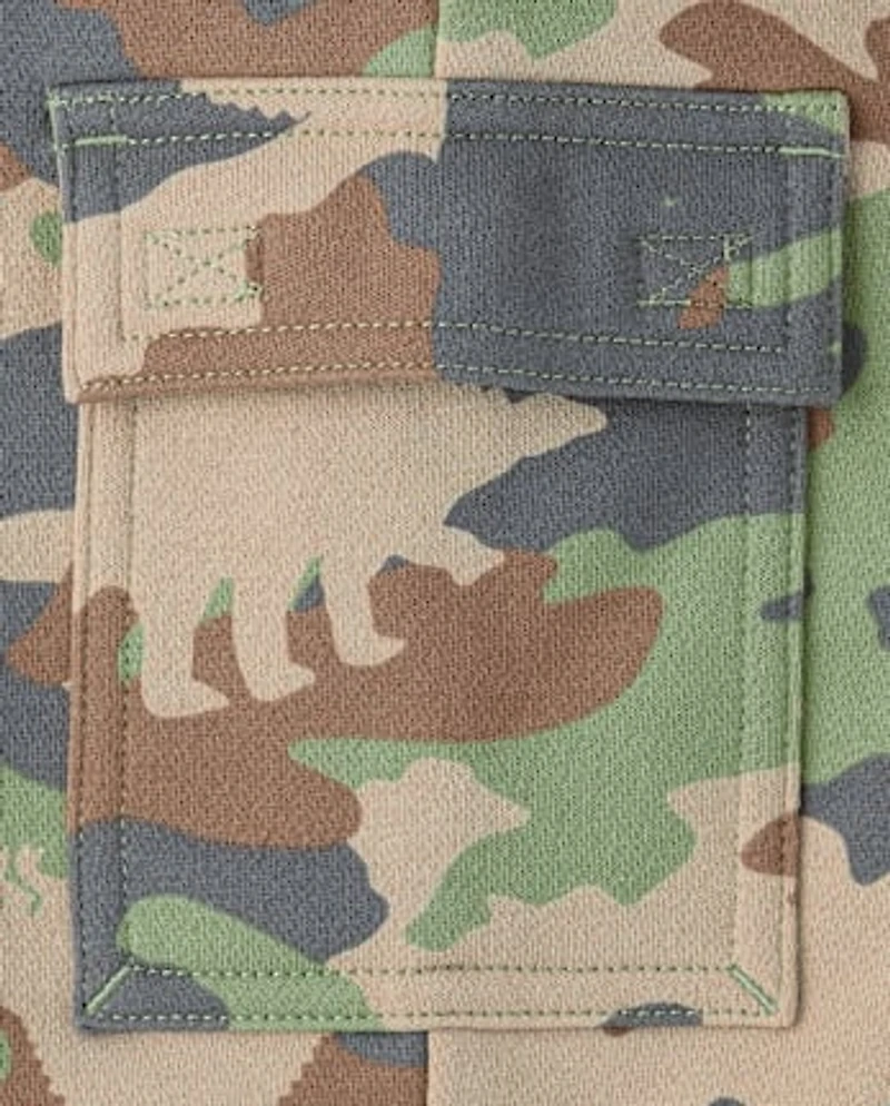 Baby And Toddler Premium Fleece Relaxed Cargo Pants