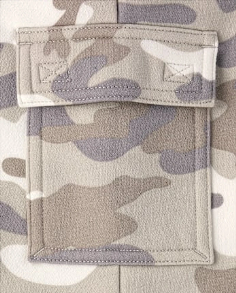 Baby And Toddler Premium Fleece Relaxed Cargo Pants