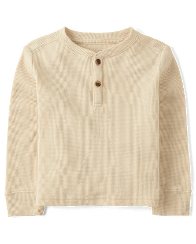 Baby And Toddler Boys Thermal Henley Top