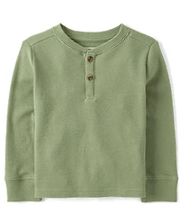 Baby And Toddler Boys Thermal Henley Top