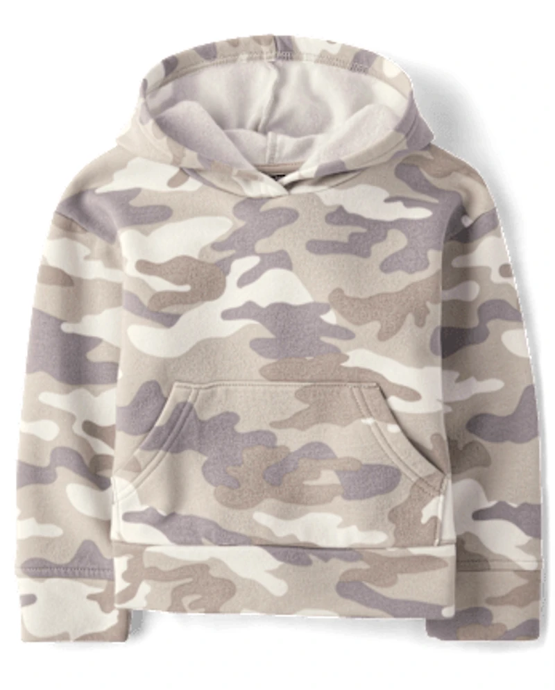 Baby And Toddler Camo Premium Fleece Hoodie
