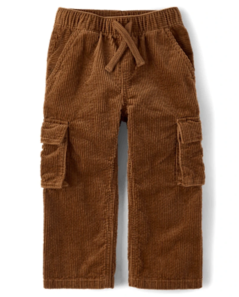 Baby And Toddler Corduroy Wide Leg Cargo Pants