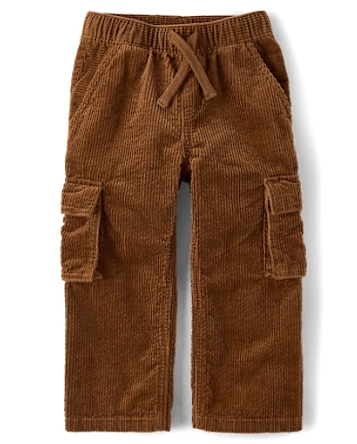 Baby And Toddler Corduroy Wide Leg Cargo Pants