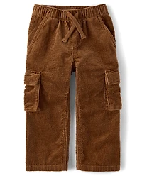 Baby And Toddler Corduroy Wide Leg Cargo Pants