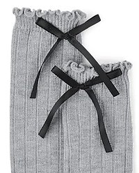 Girls Bow Boot Socks 2-Pack