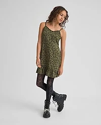Girls Lace Microfiber Tights