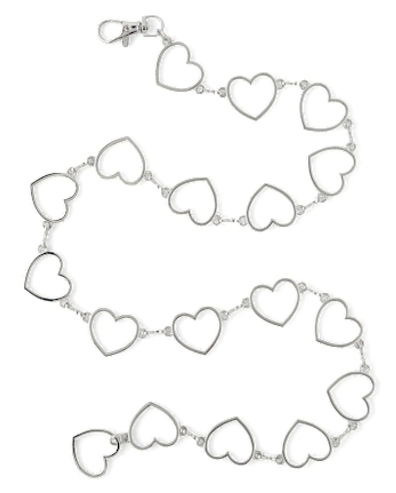 Girls Heart Chain Belt