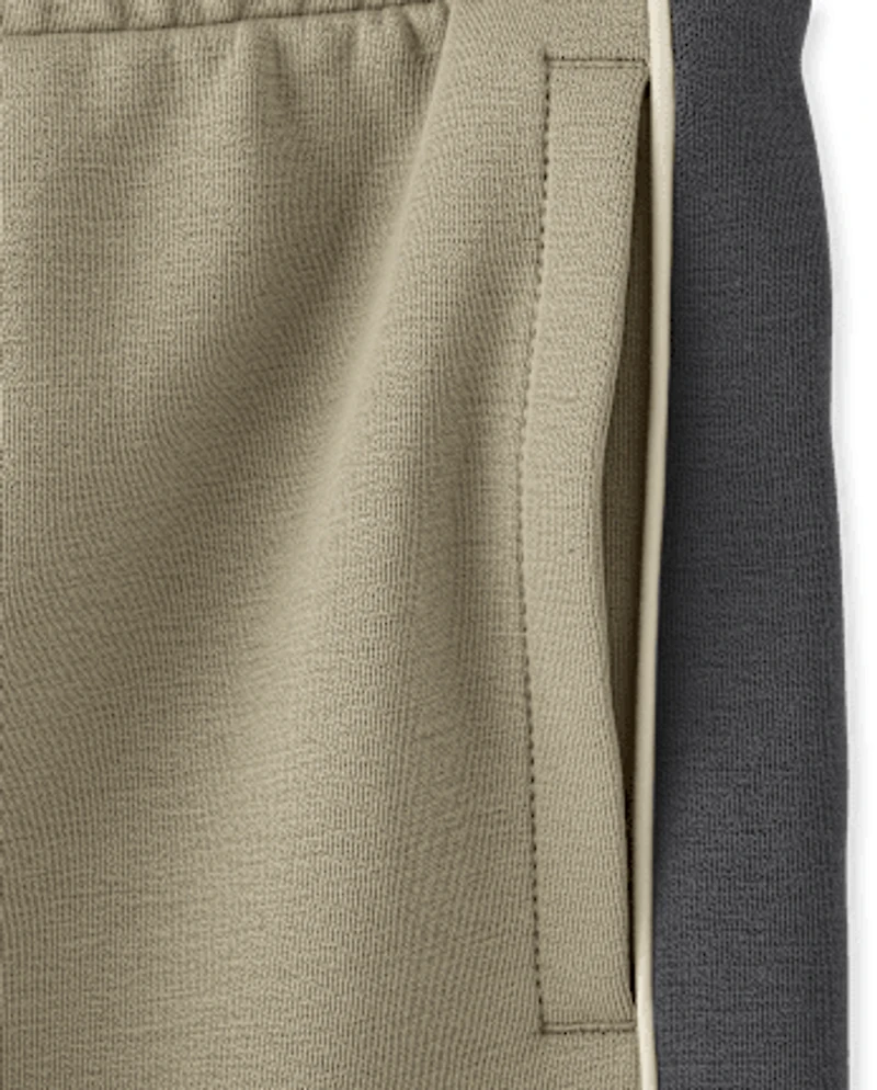 Boys Side Stripe Scuba Loose Jogger Pants