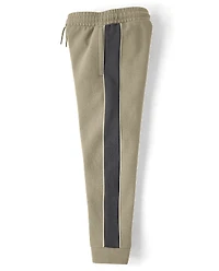 Boys Side Stripe Scuba Loose Jogger Pants